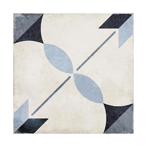 Керамогранит Equipe Art Noveau Arcade Blue натуральный 20х20 см