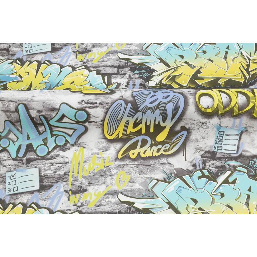 Обои флизелиновые Palitra Home HomeColor Daim зеленые HC71906-44 1.06х10.05 м