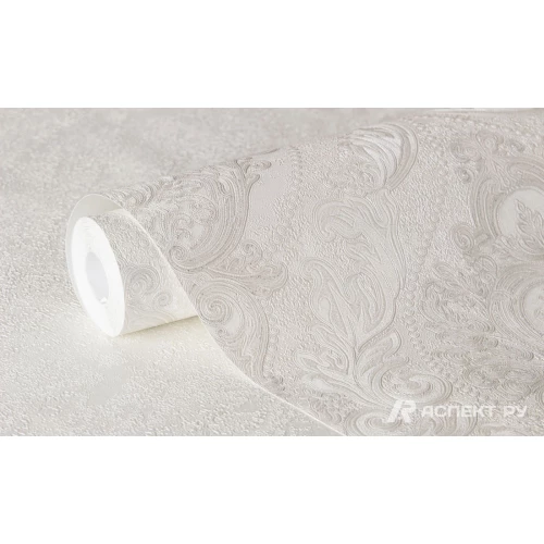 Обои флизелиновые Аспект Deluxe Ренессанс белые 70519-11 1,06х10,05 м