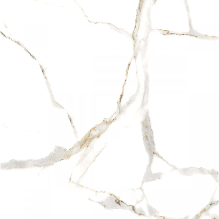Керамогранит Velsaa Calacatta Калаката Satvario Gold белый 60x60 см