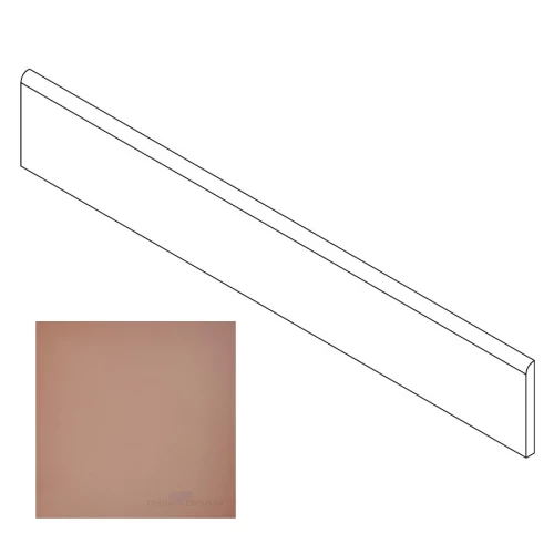 Плинтус Грани Таганая Профи с завальцовкой умбра матовый GT047M 120х9,5 см