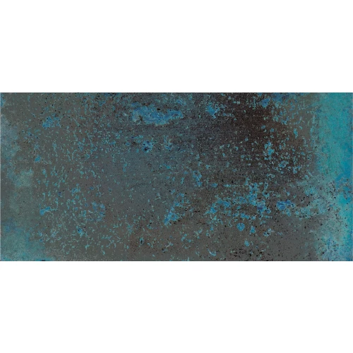 Керамогранит Nanda Tiles Ательер Оксид / Atelier Oxid полуматовый голубой 23х11,5 см