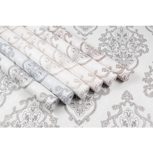 Обои флизелиновые Palitra Home Tudor HomeColor серые HC31190-14 1,06х10,05 м