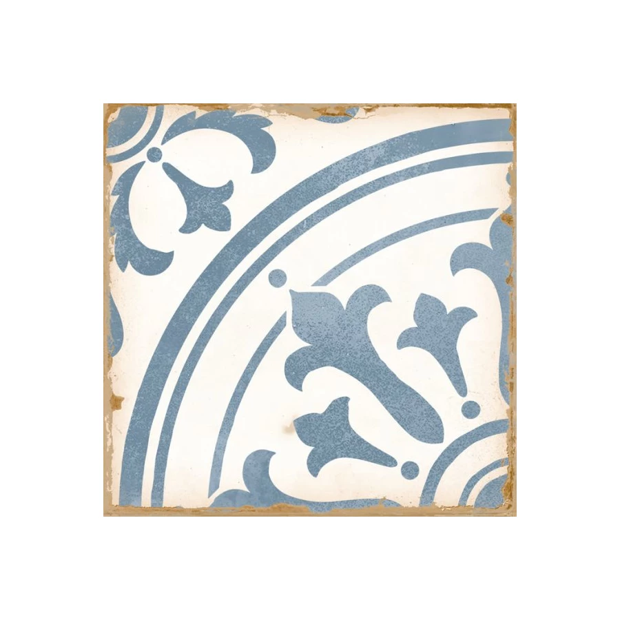 Керамическая плитка Harmony Peronda Casablanca Ziane матовая кремово-голубая 0278029414 12,5х12,5 см