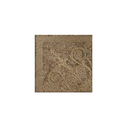 Керамогранит Cerdomus Dynasty Angolo Lux Rust матовый коричневый 0060651 20х20 см