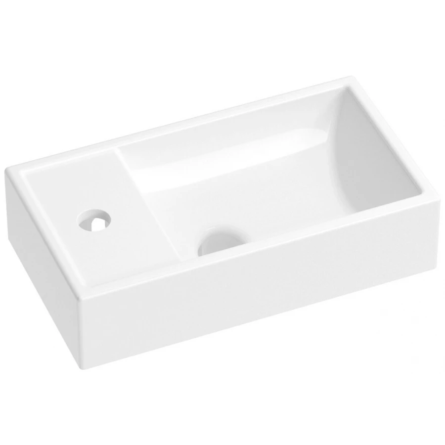 Подвесная/накладная раковина Wellsee WC Area 151802000 белый