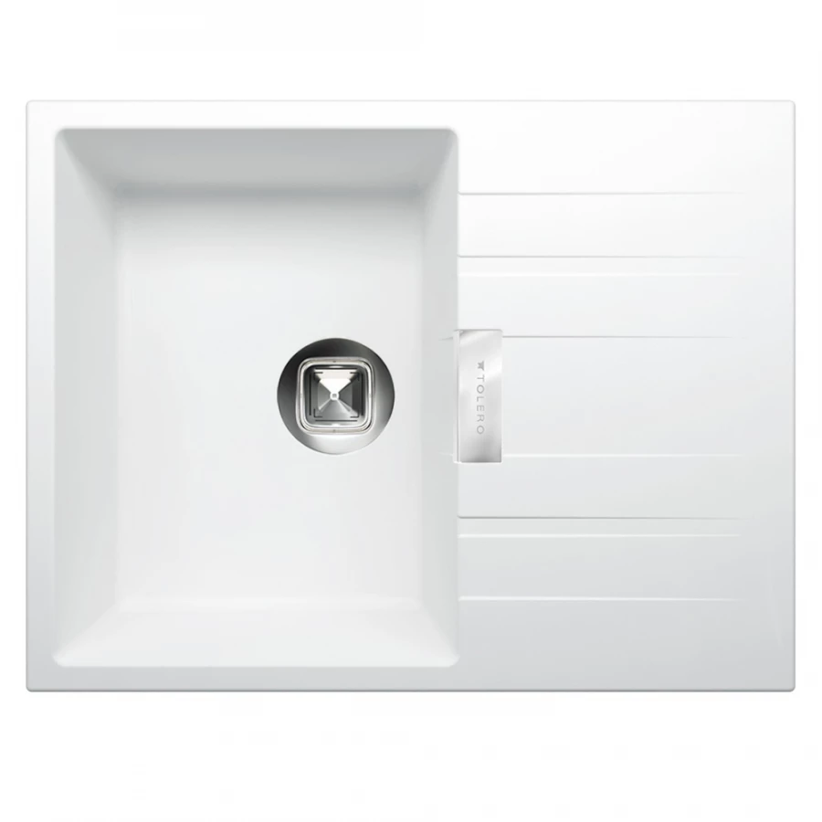 Кухонная мойка Tolero TL-650 TL-650 №923 белый 65х50 см