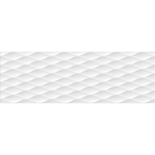 Плитка настенная Kerama Marazzi Турнон структура обрезная матовая белая 13058TR 89,5x30 см