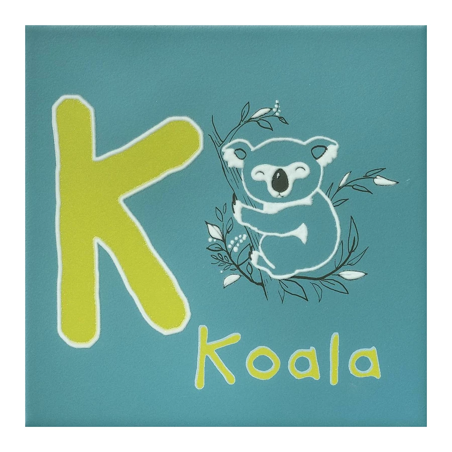 Декор Kerama Marazzi Зоопарк K матовый голубой OS/A237/5281 20x20 см