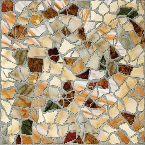 Керамогранит ProGRES Мюнхен Камни объемный штам коричневый 726262 33х33 см