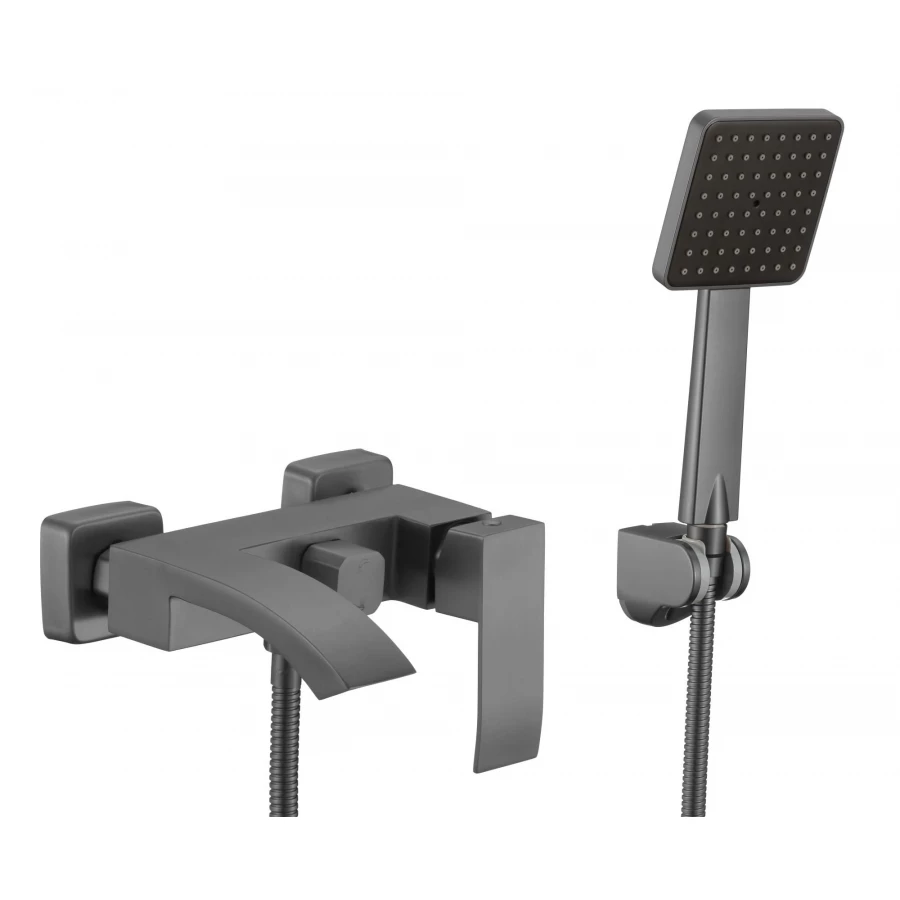 Смеситель Fmark для ванны графит FS8624Q