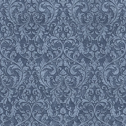 Обои флизелиновые Marburg Glööckler Pompöös Provence синие 35629 0,53х10,05 м