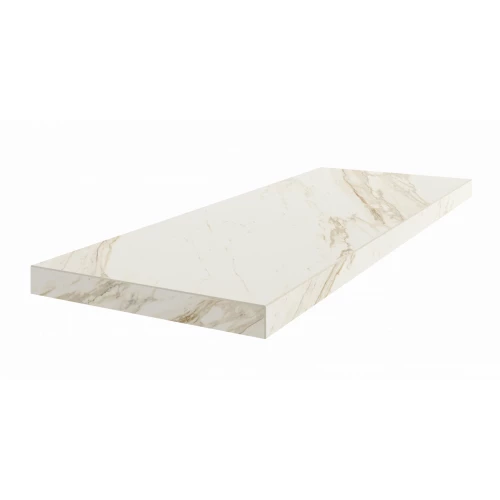 Ступень угловая правая Coliseumgres Треви Уайт 620070001939 90х33 см