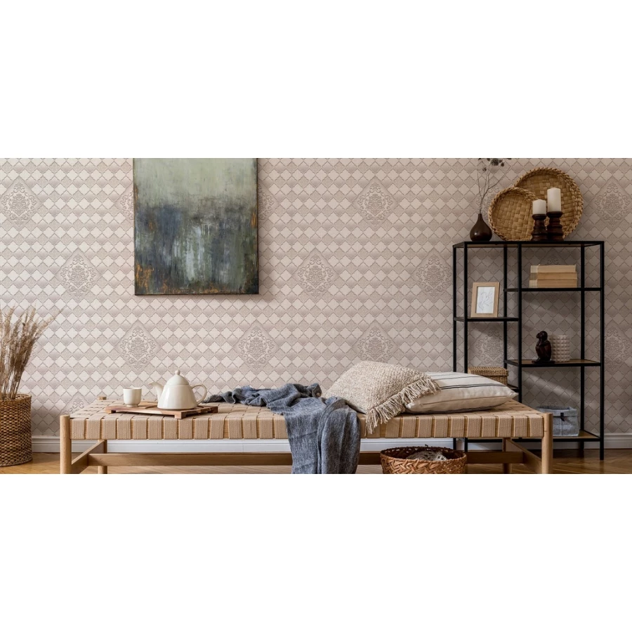 Обои виниловые Аспект Стрит коричневые 10121-45 0.53x10.05 м