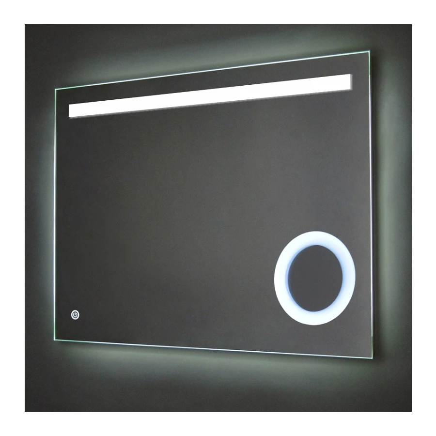 Зеркало Azario Лайт Led-подсветка с диммером сенсорный выключатель ФР-00001377 80х60 см