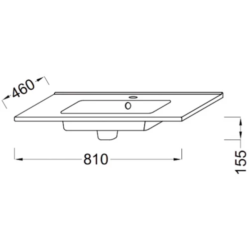 Раковина Jacob Delafon Ola 80 EXTA112-00