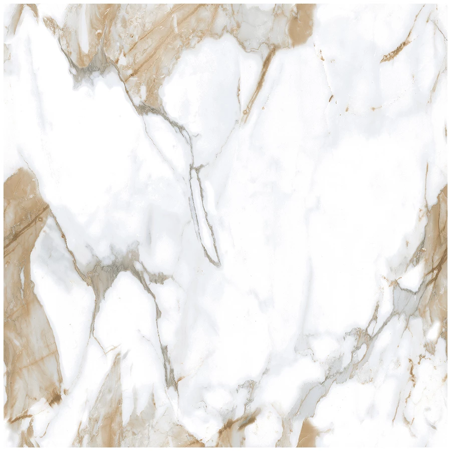 Керамогранит Ceradim Calacatta Fairy Gold бежевый Полированный 60х60 см