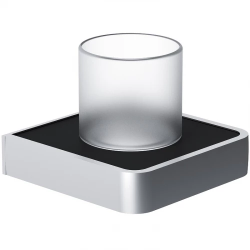 Стеклянный стакан с настенным держателем Damixa Jupiter DA7734300