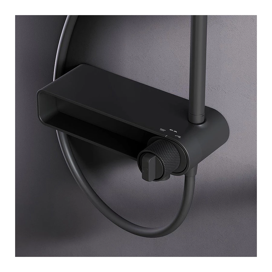 Душевая система со смесителем полкой Am Pm X-Joy F0785A722