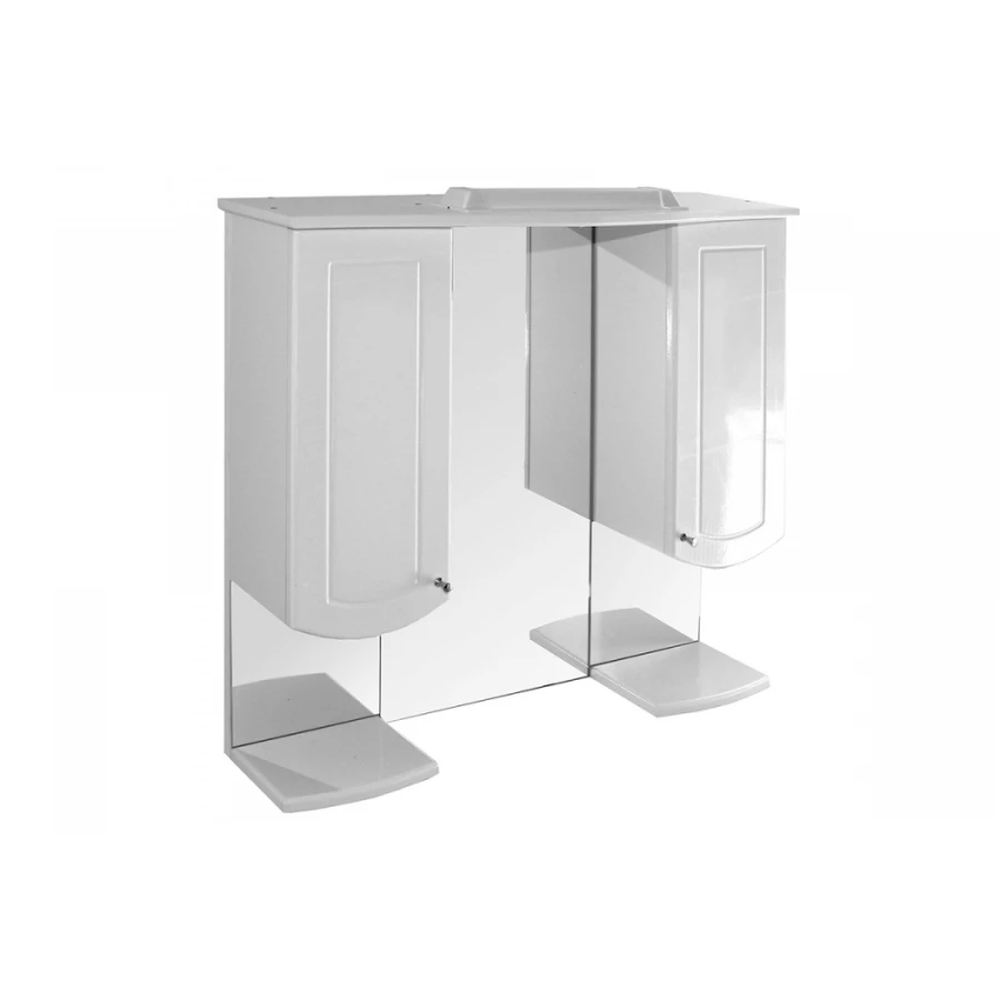 Зеркало-шкаф навесной с подсветкой MixLine Нептун-75 529468 75х76,6 см