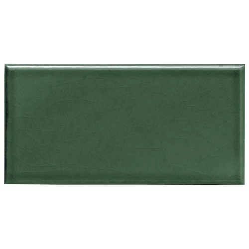 Плитка керамическая Adex Модерниста Лисо ПБ C/C Верде Осcуро / Modernista Liso PB C/C Verde Oscuro глянцевая зеленая ADMO1024 15х7,5 см