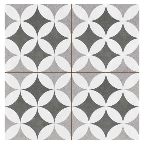 Плитка напольная Kerlife Hydraulic Hester Silver HYD_HS_SL серый 45*45 см