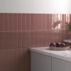 Плитка настенная Equipe Лумина Роан Роуге Глосс / Lumina Roan Rouge Gloss глянцевая красная 32404 24,6х6 см
