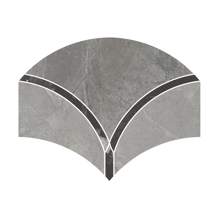 Керамогранит Kerama Marazzi Риальто Декор матовый серый ID164 40x31,5 см