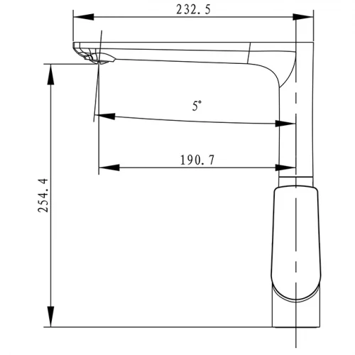Смеситель для кухонной мойки Kaiser Atrio 60044 хром белый
