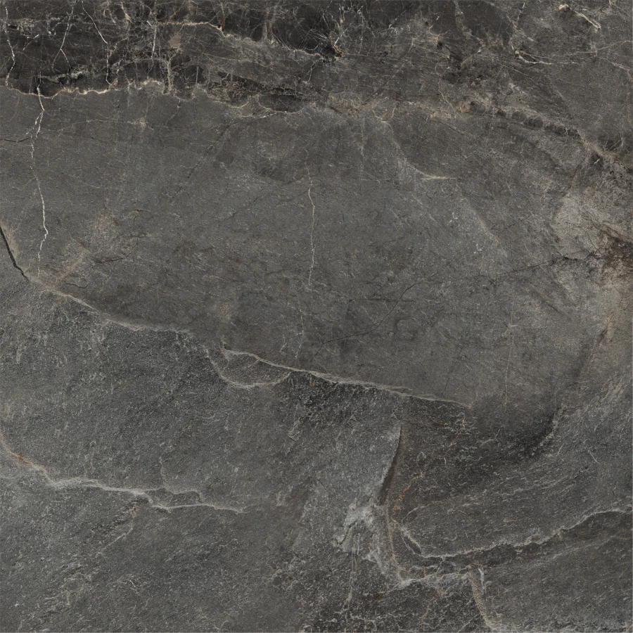 Керамогранит Delacora Инфинити темный / Infinity Dark матовый чёрный D60254M 60х60 см