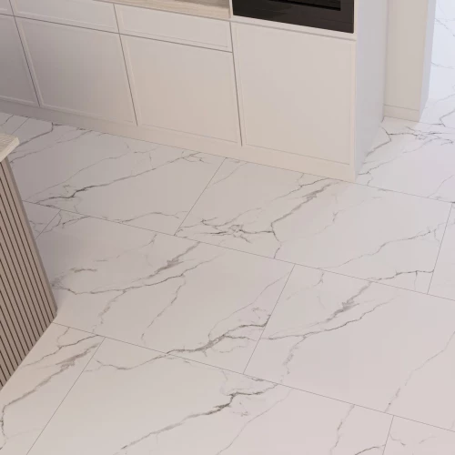 Керамогранит Neodom Concept Mckinley Satin матовый белый N20370 120x60 см