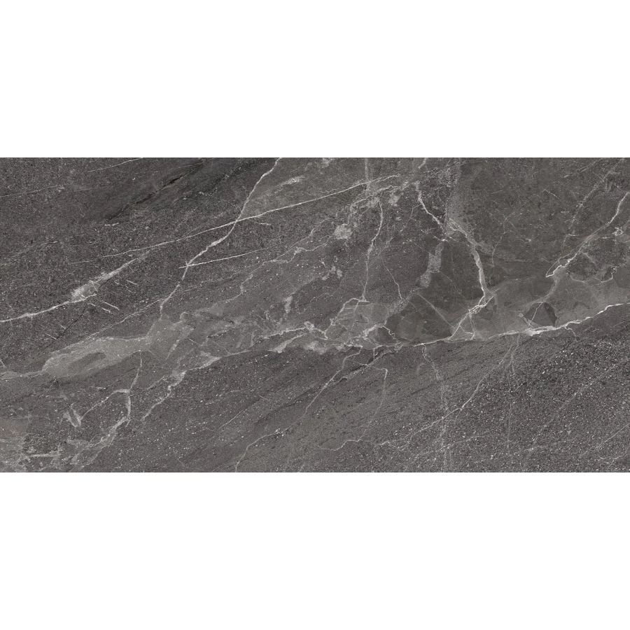 Керамогранит New Trend Karakum Dark лаппатированный карвинг чёрный D120258L 120х60 см