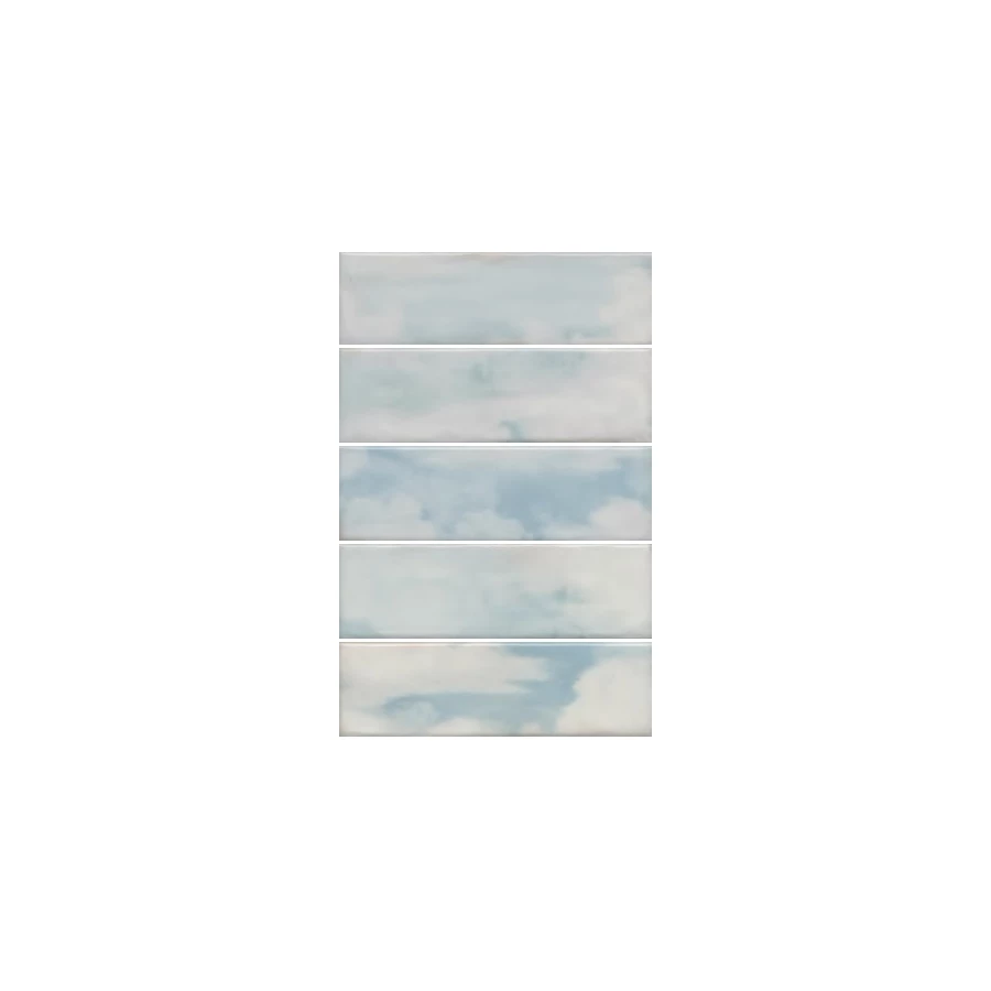 Декор Kerama Marazzi Тракай 1 глянцевый многоцветный 8,5х28,5 см