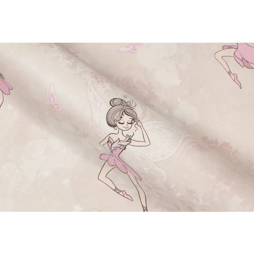 Обои флизелиновые Palitra Home Mary Fairy HomeColor бежевые HC72343-25 1,06х10,05 м