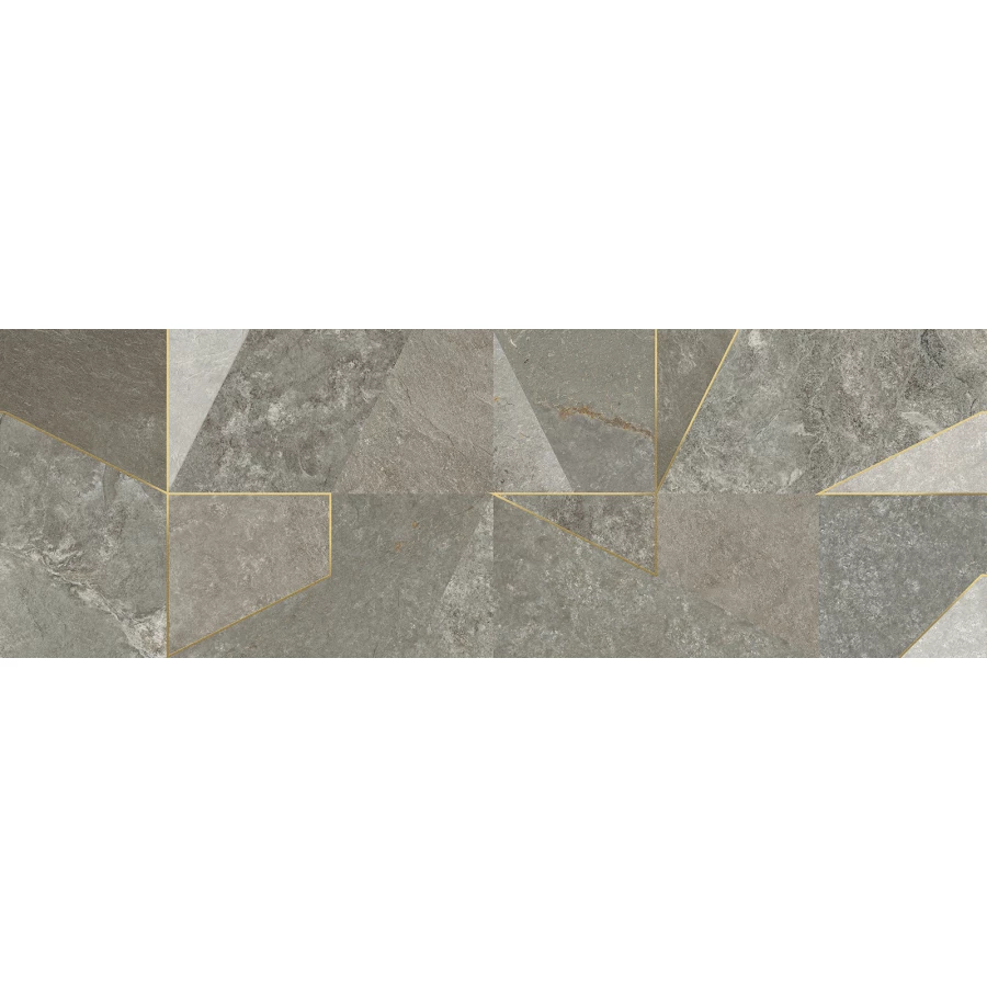 Плитка настенная ALMA Ceramica Land матовая серая TWU3090LAN74R 90х30 см