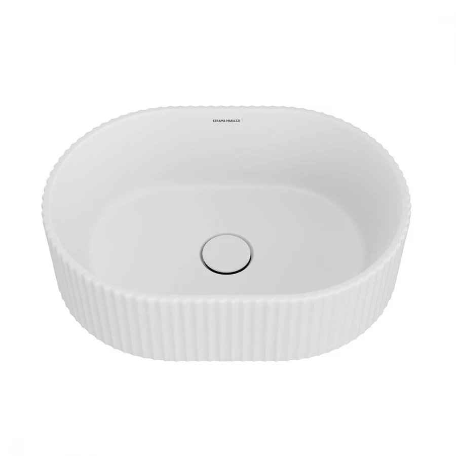 Раковина Kerama Marazzi Artbasin Vento накладная 50 белая матовая VE.wb.50\WHT.M