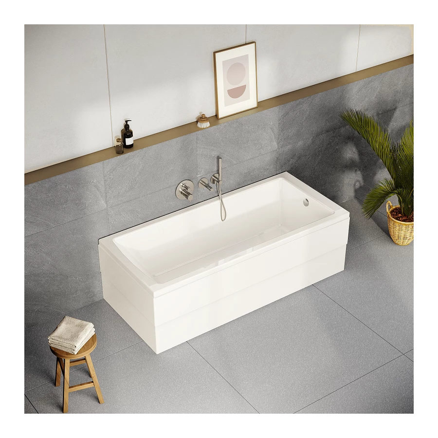 Ванна Vitra Neon слив на торце 55840001000 180х80 см