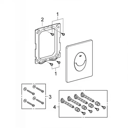 Клавиша смыва Grohe Skate Air 38505000