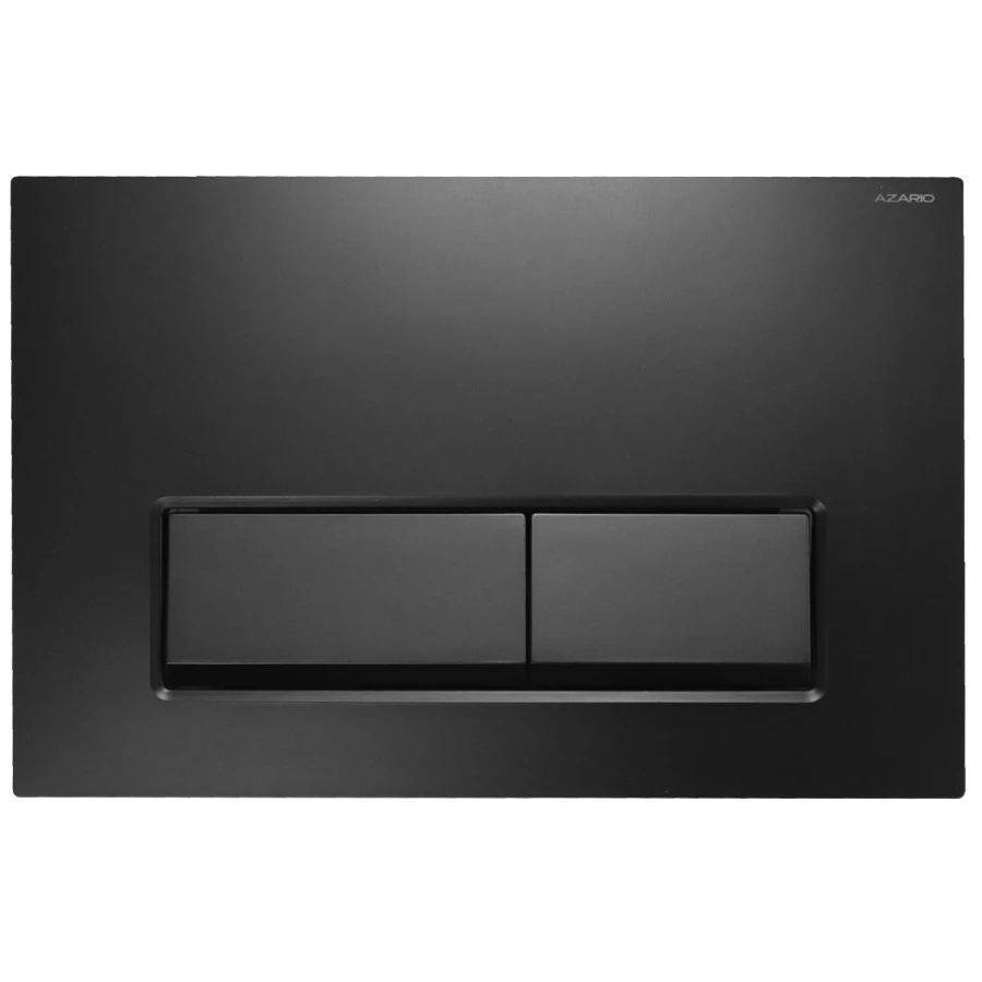 Кнопка смыва Azario New двойная пластик черный матовый AZ-015.04