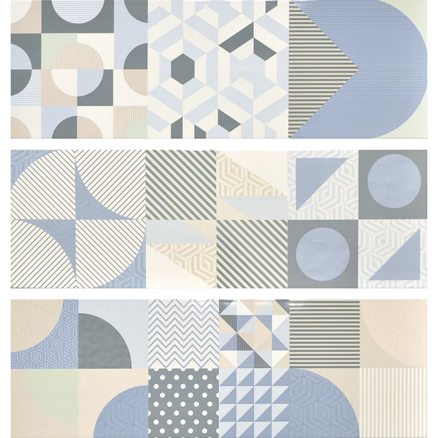 Плитка Cifre Dec cromatica mix brillo 25*75