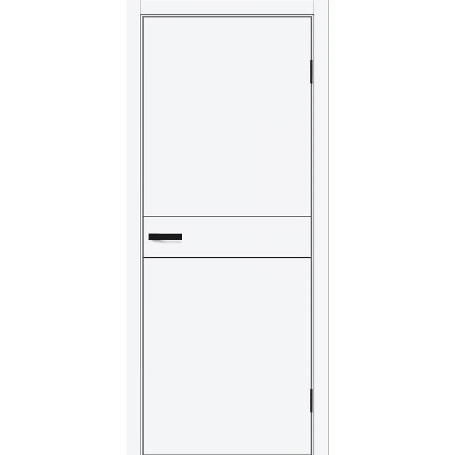 Межкомнатная дверь Bravo Браво-0.24 П 230x60 экошпон Bravo A полотно глухое цвет White Silk