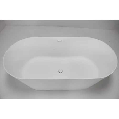 Ванна из искусственного камня Abber Stein белая матовая AS9605