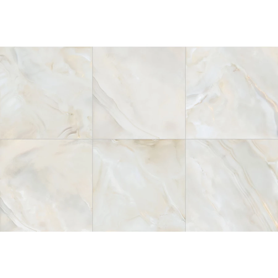 Керамогранит полированный Kerranova Onice Жемчужный K-90/LR/600x600x10 60х60 см