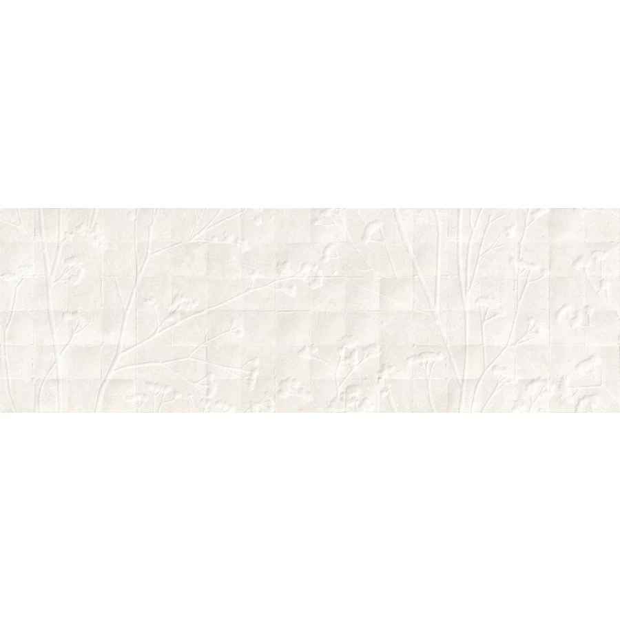 Плитка настенная Peronda Charme Wall Charme Bone Fleur R матовая белая 5087840655 100х33,3 см