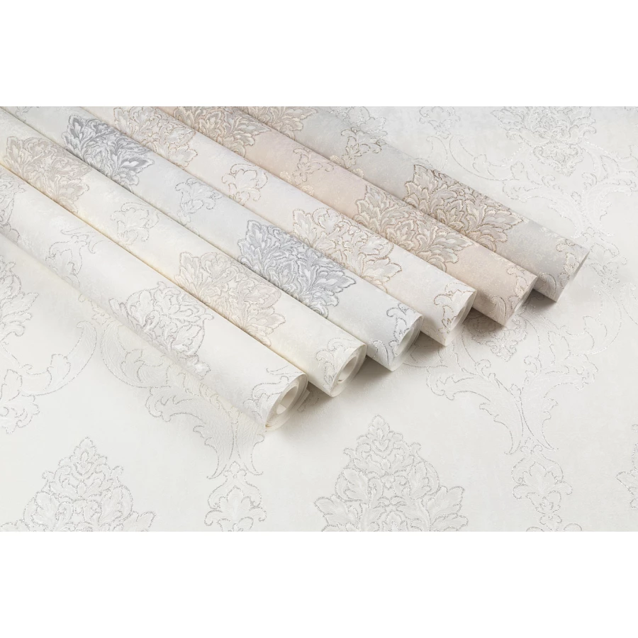 Обои флизелиновые Palitra Life Chantilly серые PL72078-14 1,06х10,05 м