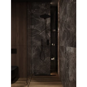 Керамогранит Bonaparte Arles Dark Grey Pol Rect серый 120х60 см