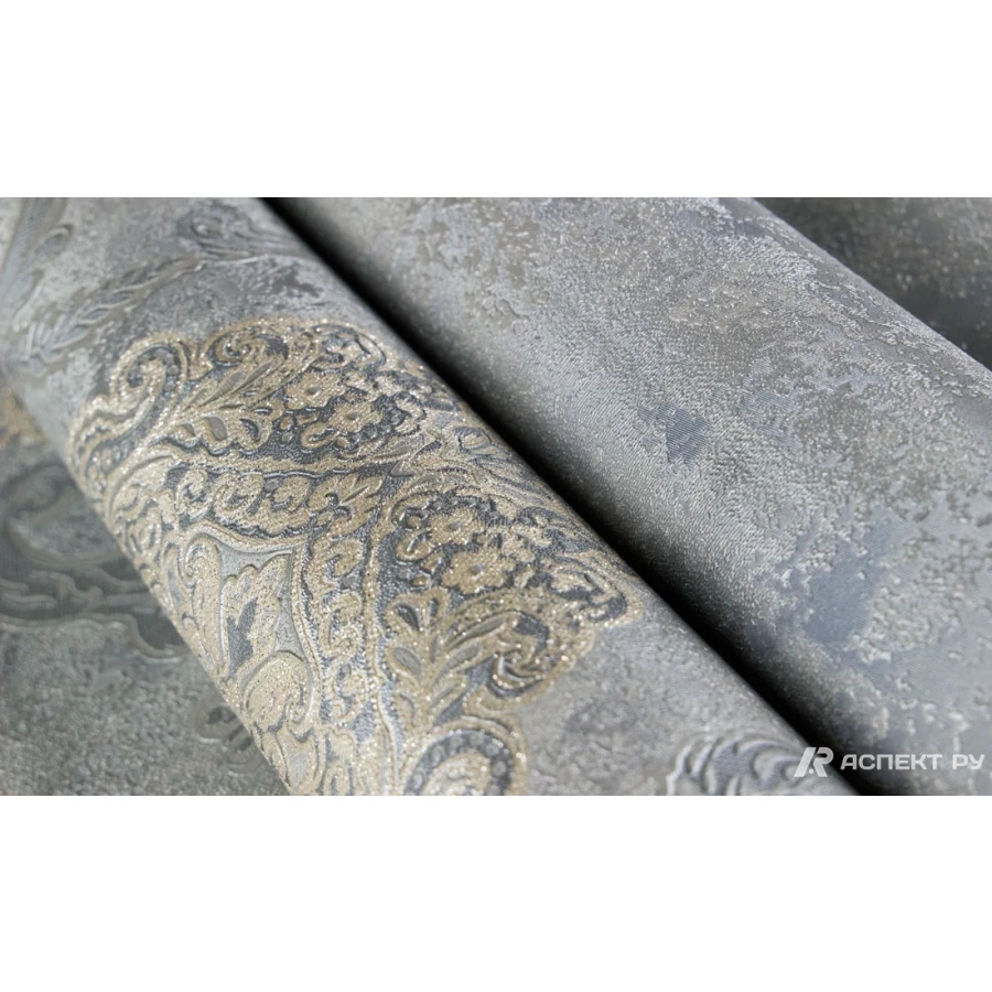 Обои флизелиновые Аспект Анталья Серый 70578-46 1,06х10,05 м