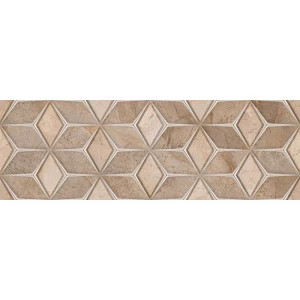 Плитка настенная Primavera Empressa Brown Decor 04 carving DC06-04 90х30 см
