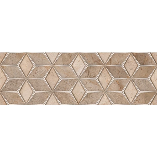 Плитка настенная Primavera Empressa Brown Decor 04 carving DC06-04 90х30 см