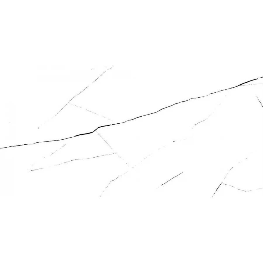 Керамогранит Bluezone Delta White & Black глянцевый черно-белый RP-215919 120x60 см